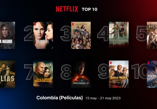 Descripción de las películas que son tendencia en Netflix.